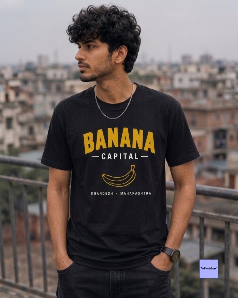 Banana Capital Khandesh Men Tee - black edition photo 1