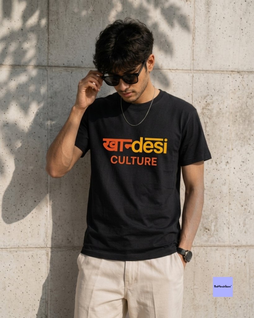 Kha-Desi Culture Men Tee - black edition photo 1