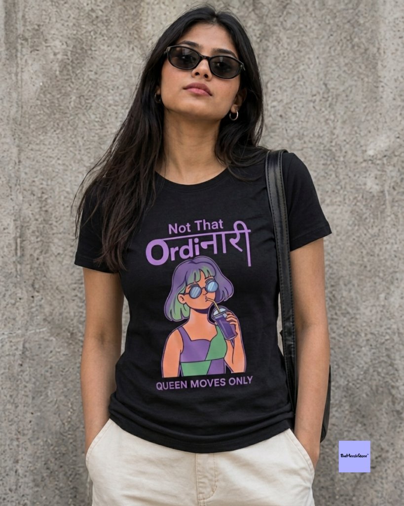 Not That Ordinari Queen Moves Tee - black edition photo 1